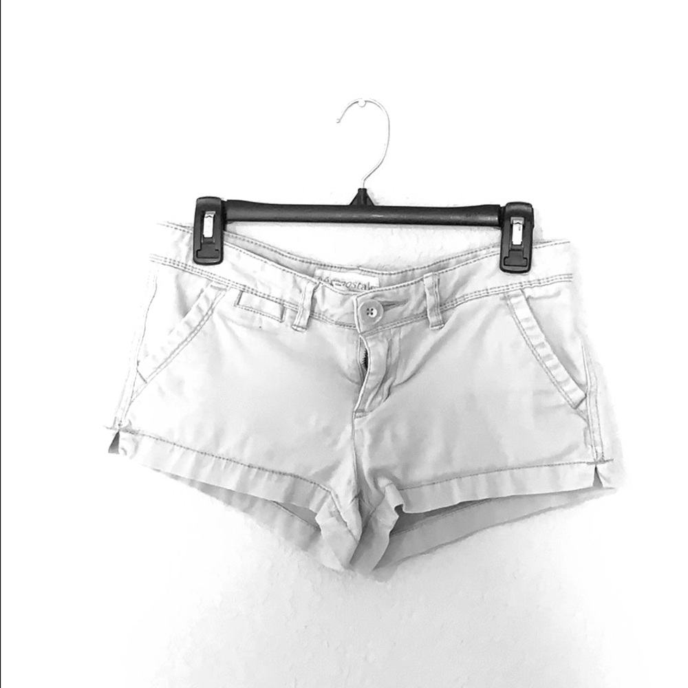 Tan short shorts